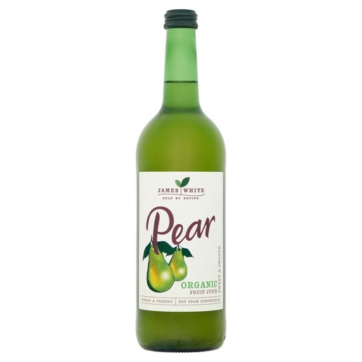 [9969] James White Organic Juices - Pear X 6 X 75cl