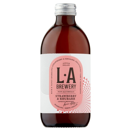 [11556] LA Brewery Kombucha - Strawberry & Rhubarb X 12 X 330ml