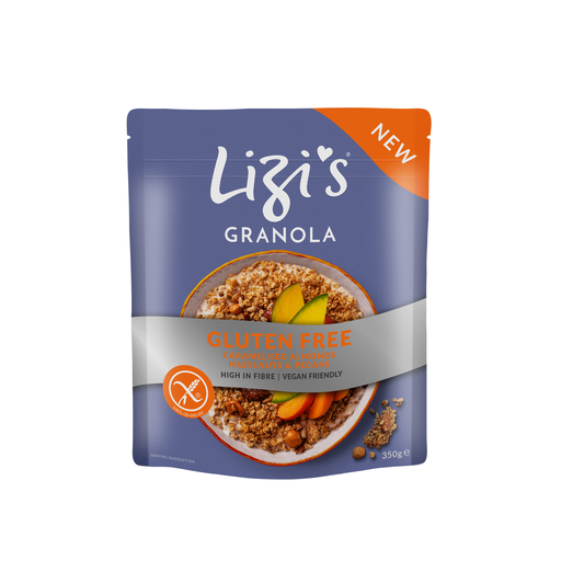 [12197] Lizis Granola - GF Caramel Almonds Hazelnuts Pecan 350g