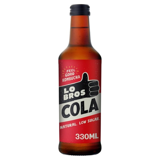 [11376] [SUPPLIER ISSUE] Lo Bros Kombucha - BOTTLE Cola X 12 X 330ml