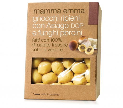 [11141] Mamma Emma Potato Gnocchi - Asiago & Porcini Mushroom 350g