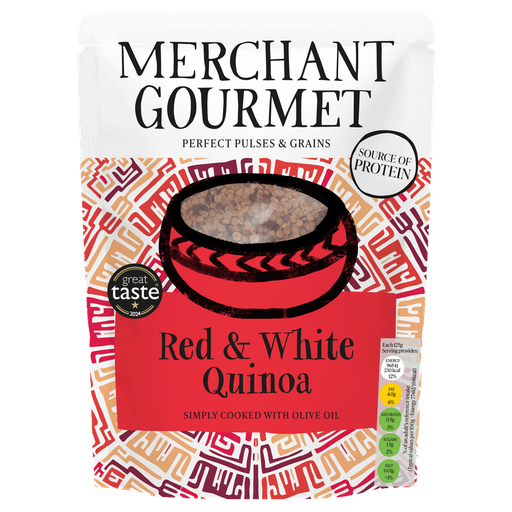 [11691] Merchant Gourmet Cooked Grains - Red and White Quinoa X 6 X 250g