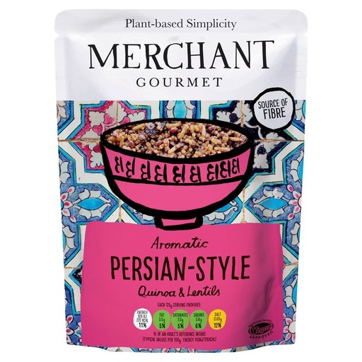 [11693] [15% OFF] Merchant Gourmet Cooked Grains - Persian Style Quinoa & Lentils X 6 X 250g