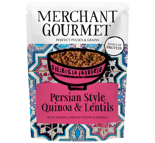 [11693] Merchant Gourmet Cooked Grains - Persian Style Quinoa & Lentils X 6 X 250g