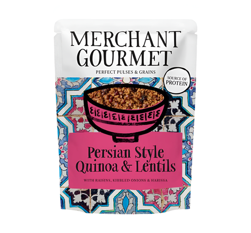 [11693] Merchant Gourmet Cooked Grains - Persian Style Quinoa & Lentils X 6 X 250g