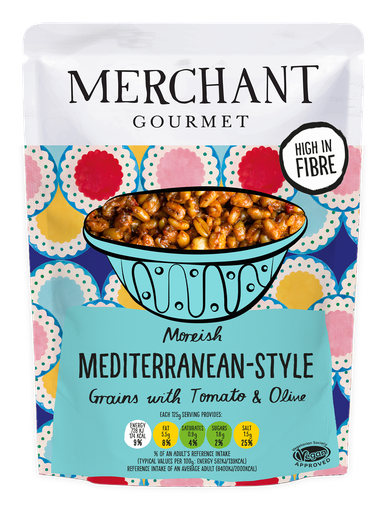 [12444] [15% OFF] Merchant Gourmet Cooked Grains - Mediterranean Style Grains X 6 X 250g