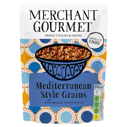 [12444] Merchant Gourmet Cooked Grains - Mediterranean Style Grains X 6 X 250g