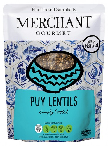 [11688] [15% OFF] Merchant Gourmet Cooked Pulses - Puy Lentils X 6 X 250g