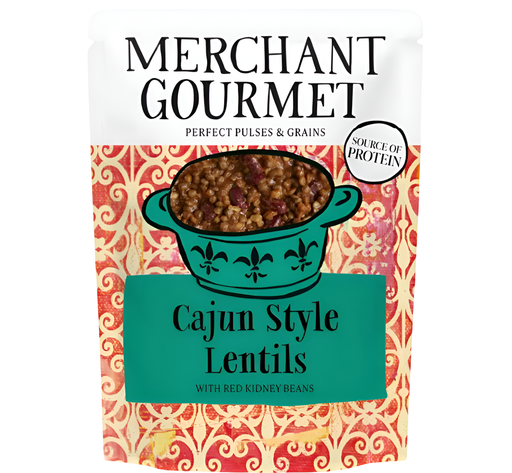 [12445] Merchant Gourmet Cooked Pulses - Cajun Style Lentils X 6 X 250g