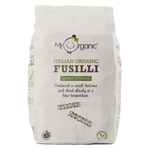 [6605] Mr Organic Italian Pasta - Fusilli X 12 X 500g