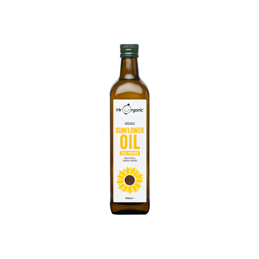 [4972] Mr Organic Oil - Sunflower X 6 X 750ml