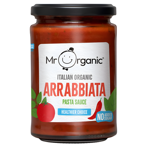 [4943] Mr Organic Pasta Sauce - Chilli Arrabiata X 6 X 350g
