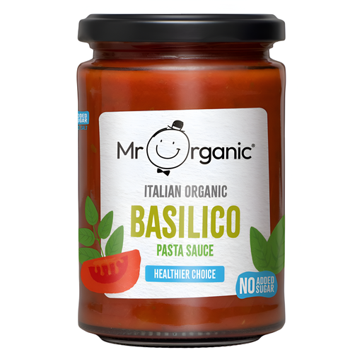 [4944] Mr Organic Pasta Sauce - Basilico X 6 X 350g