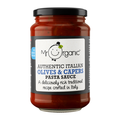 [4946] [15% OFF] Mr Organic Pasta Sauce - Olives & Capers X 6 X 350g