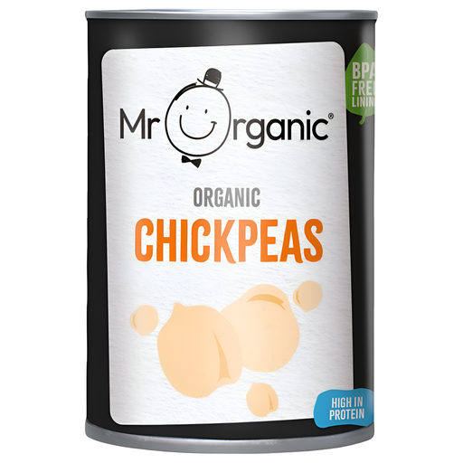 [11268] Mr Organic Vegetable & Pulse Cans - Chick Peas X 12 X 400g