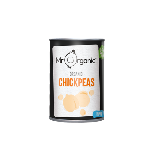 [11268] Mr Organic Vegetable & Pulse Cans - Chick Peas X 12 X 400g