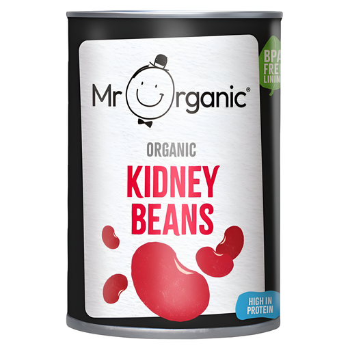 [11270] Mr Organic Vegetable and Pulse Cans - Red Kidney Beans X 12 X 400g