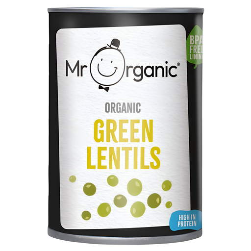 [11273] Mr Organic Vegetable & Pulse Cans - Lentils X 12 X 400g