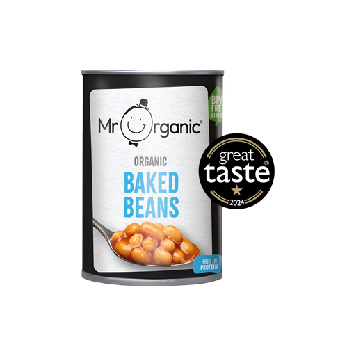 [4952] Mr Organic Vegetable Cans - Baked Beans X 12 X 400g