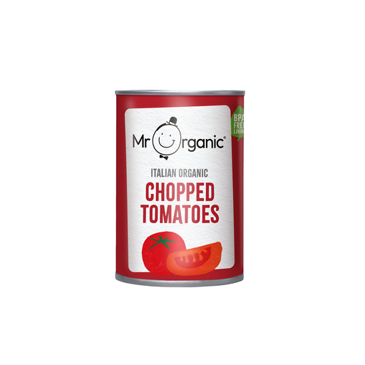 [4962] Mr Organic Vegetable Cans - Tomato Chopped X 12 X 400g
