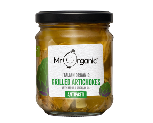 [12335] Mr Organic Italian Antipasti - Sliced Artichoke X 5 X 190g
