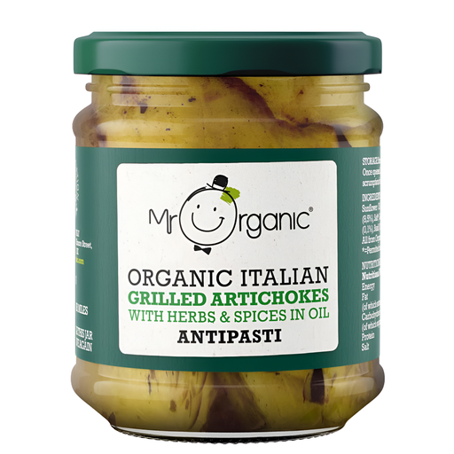 [12335] Mr Organic Italian Antipasti - Sliced Artichoke X 5 X 190g
