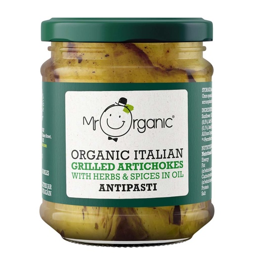 [12335] Mr Organic Italian Antipasti - Sliced Artichoke X 5 X 190g