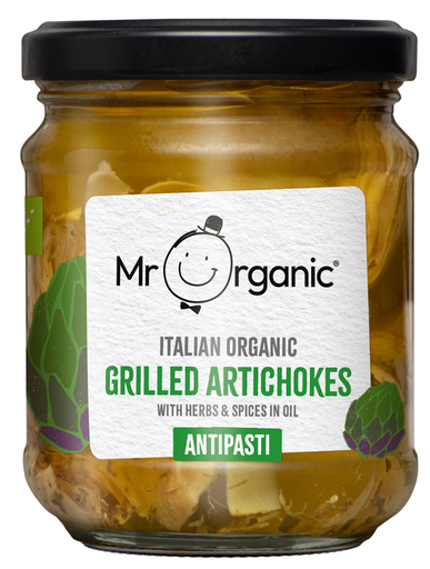 [12335] Mr Organic Italian Antipasti - Sliced Artichoke X 5 X 190g