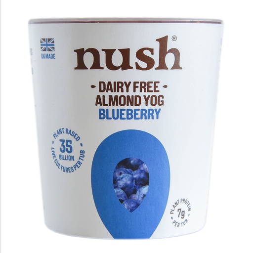 [13919] Nush Vegan Almond Yoghurt - LARGE Blueberry 350g