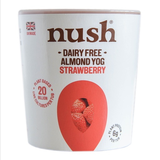 [13921] Nush Vegan Almond Yoghurt - LARGE Strawberry 350g