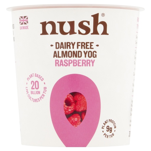 [13923] Nush Vegan Almond Yoghurt - LARGE Raspberry 350g