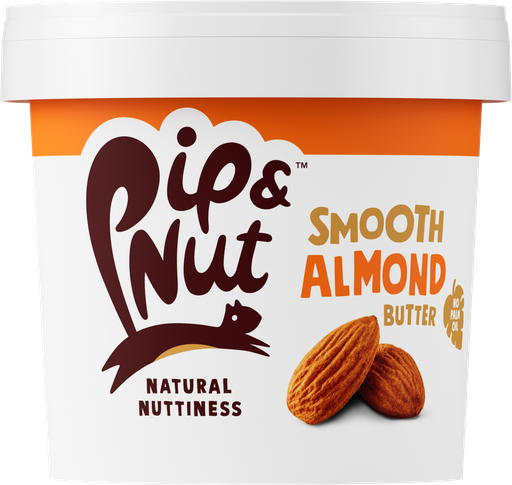 [8129] Pip and Nut Almond Butter - LARGE Smooth X 3 X 1kg