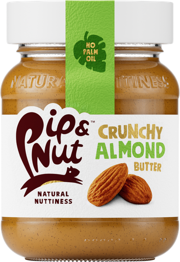 [9344] Pip and Nut Almond Butter - SMALL Crunchy X 6 X 170g
