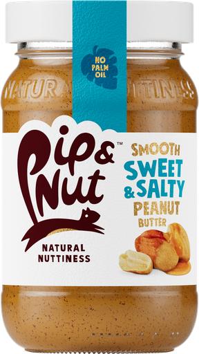 [10617] Pip and Nut Peanut Butter - SMALL Sweet and Salty Smooth X 6 X 300g