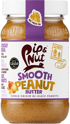 [9337] Pip and Nut Peanut Butter - SMALL Smooth X 6 X 300g