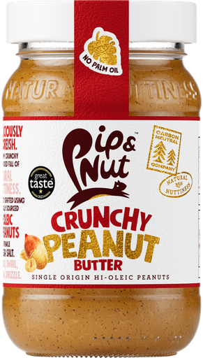 [9339] Pip and Nut Peanut Butter - SMALL Crunchy X 6 X 300g