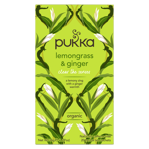[4651] [20% OFF] Pukka Organic Teas - Lemongrass & Ginger X 4 X 20pc