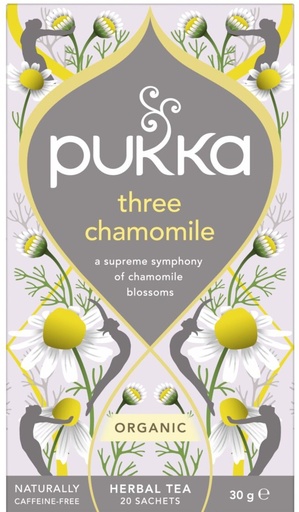 [4657] [20% OFF] Pukka Organic Teas - Three Chamomile X 4 X 20pc