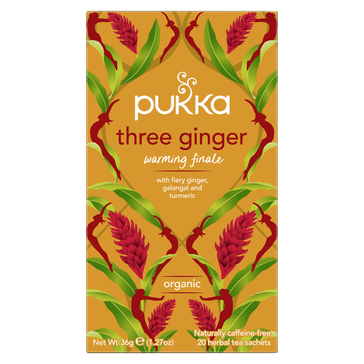 [4659] [20% OFF] Pukka Organic Teas - Three Ginger X 4 X 20pc