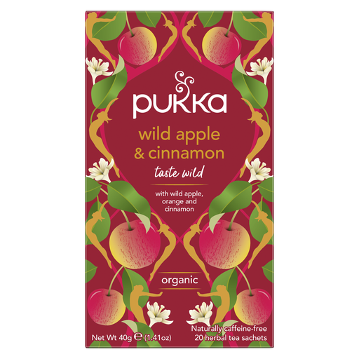 [4661] [20% OFF] Pukka Organic Teas - Wild Apple & Cinnamon X 4 X 20pc
