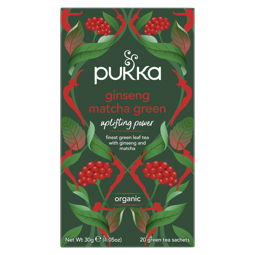 [4752] [20% OFF] Pukka Organic Teas - Ginseng Matcha Green X 4 X 20pc