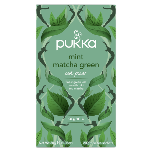 [4757] [20% OFF] Pukka Organic Teas - Mint Matcha Green X 4 X 20pc