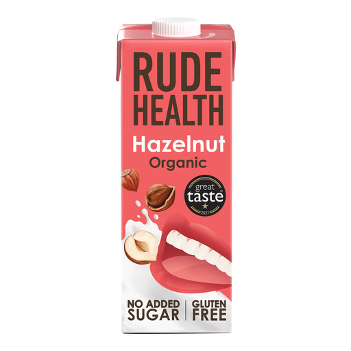 [4905] Rude Health Drinks - Organic Hazelnut X 6 X 1L