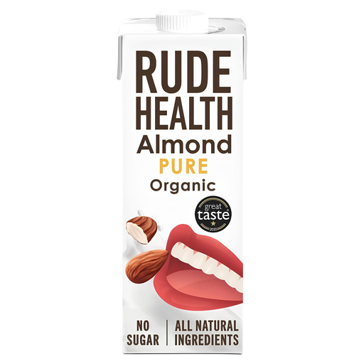 [4906] Rude Health Drinks - Organic Pure Almond X 6 X 1L