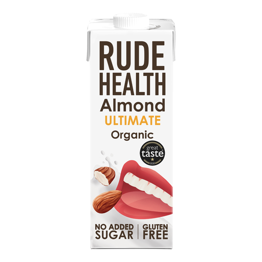 [4906] Rude Health Drinks - Organic Ultimate Almond X 6 X 1L