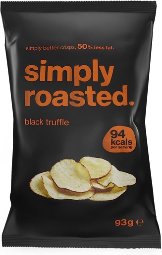 [11887] Simply Roasted Crisps - LARGE Black Truffle X 12 X 93g