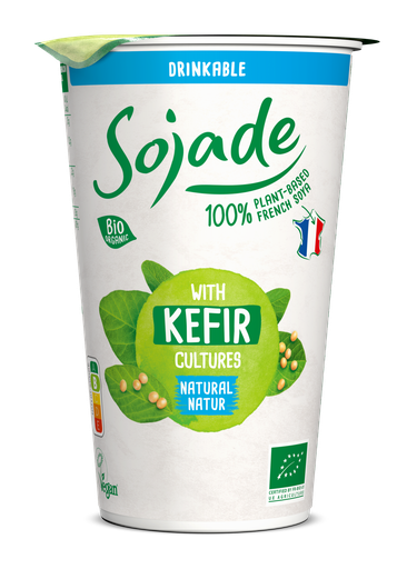 [11581] Sojade Organic Vegan Kefir Drinks - Unsweeetened Soya X 6 X 250ml