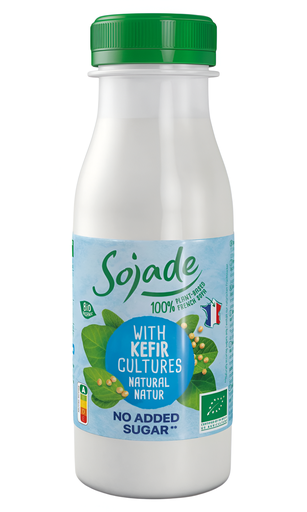 [11581] Sojade Organic Vegan Kefir Drinks - Unsweeetened Soya X 6 X 250ml