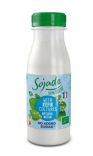 [11581] Sojade Organic Vegan Kefir Drinks - Unsweeetened Soya X 6 X 250ml