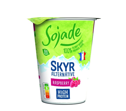 [13470] Sojade Organic Vegan SKYR Yoghurts - Raspberry 400g